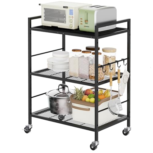 Metal Storage Rack with Industrial Wheels