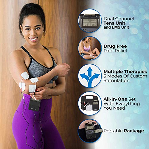TENS Unit and EMS Muscle Stimulator