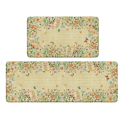 Kitchen Mats Cushioned Anti Fatigue Kitchen Rugs and Mats