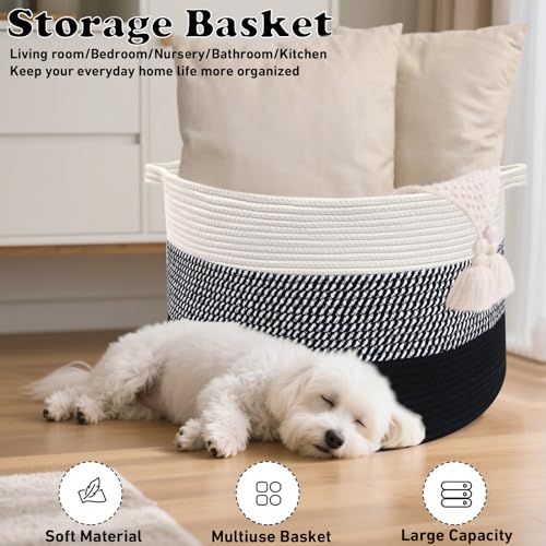 Large Storage Basket with Handle