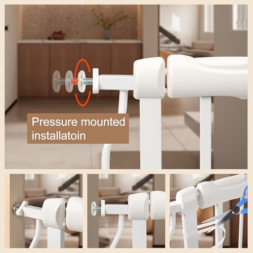 Extra Wide Baby Gate Pressure Mounted