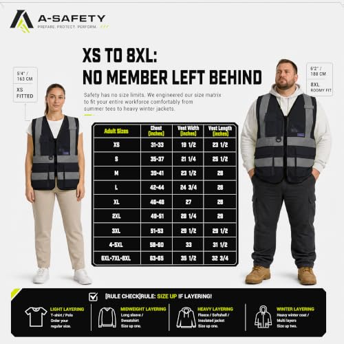 21 colors High Visibility Reflective Work Safety Vest XS