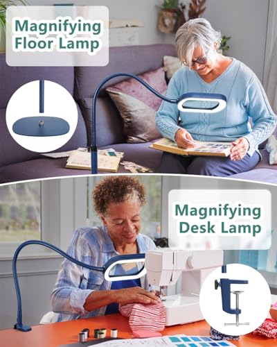 Rectangle Magnifying Glass with Light and Stand