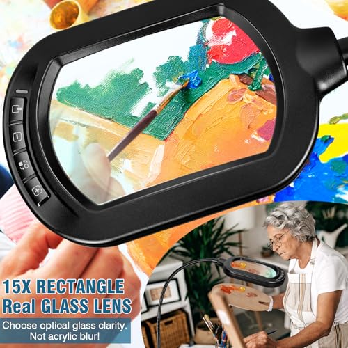 Gooseneck Magnifying Floor Lamp