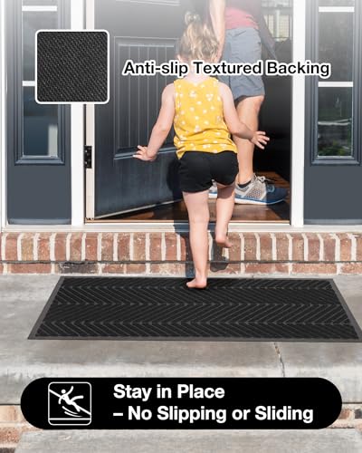 Heavy Duty Door Mat for Indoor Outdoor Entrance