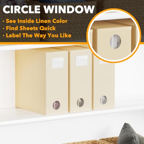 8 Pack Bed Sheet Organizers and Storage