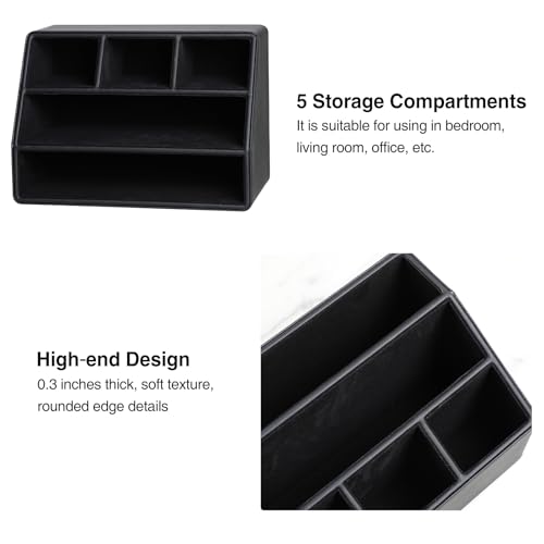 PU Leather Desk Organizer