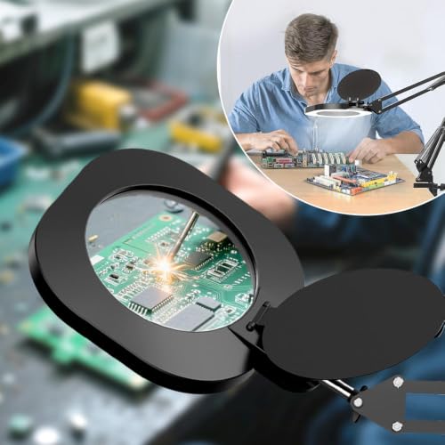 Magnifying Glass with Light and Stand