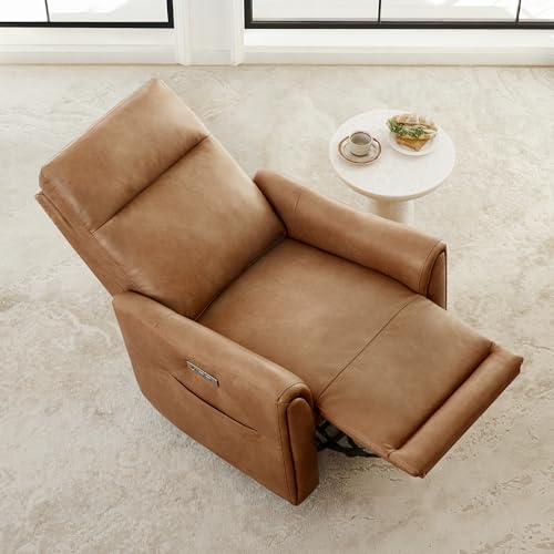 Leather Swivel Power Recliner Chairs for Adults