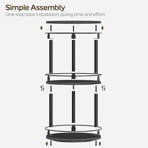 Spice Rack Set of 2 Lazy Susan Organizer