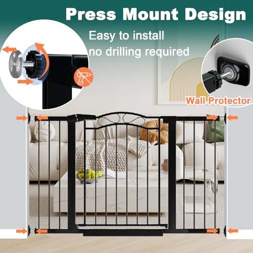 Extra Wide Baby Gate with Door