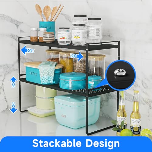 Expandable Cabinet Shelf Organizers