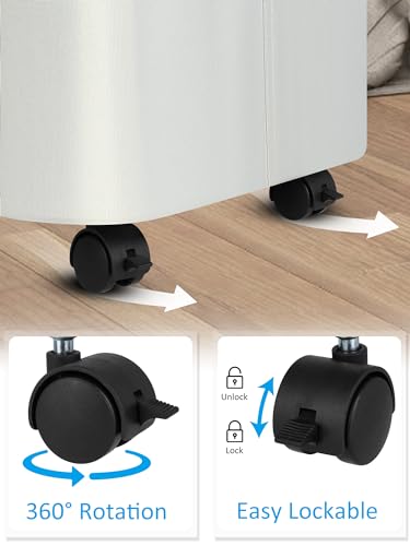 Laundry Basket with Wheels