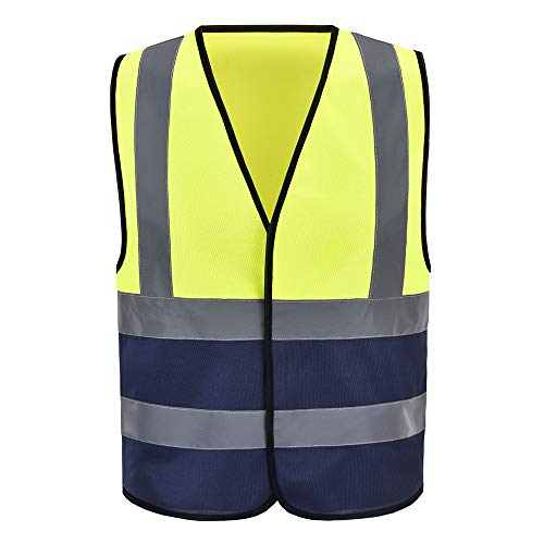 12 colour High visibility viz vest hi vis viz reflective work construction safety vest