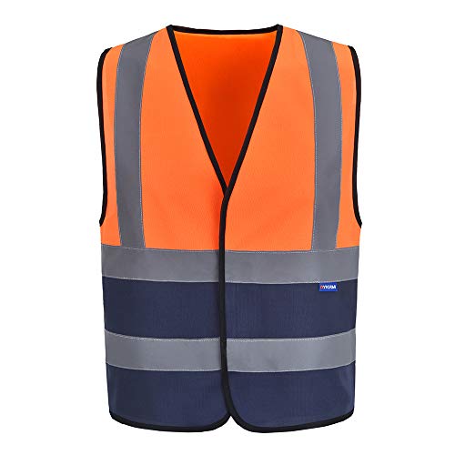 12 colour High visibility viz vest hi vis viz reflective work construction safety vest