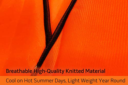 Pocket Safety Vest Bulk Pack Reflective High Visibility Men Women