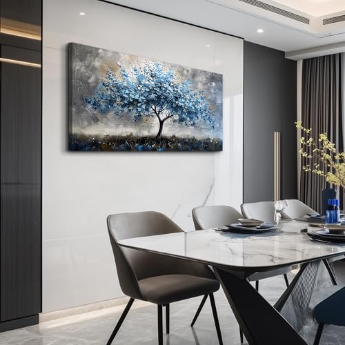 Canvas Wall Art For Bedroom Wall Decor For Living Room Modern Office Artwork For Walls Scenic Painting Forest Tree Landscape Pictures Nature Abstract Decoration Ready To Hang Home Decor