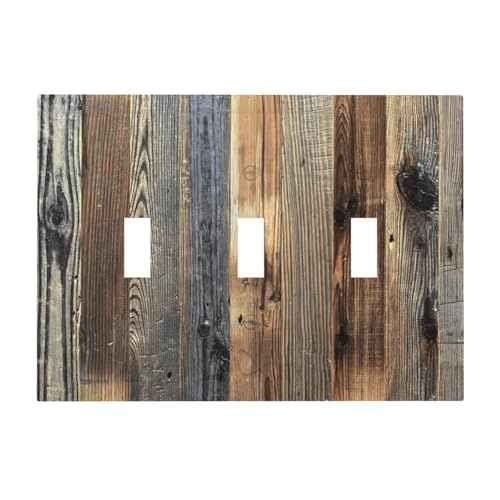 Abstract Marble Ink Texture Grey Marble Print Light Switch Cover Plate 1 Gang No Device Blank Electrical Wall Plates Faceplate Decorative Switch Plate for Bathroom Kitchen Decor