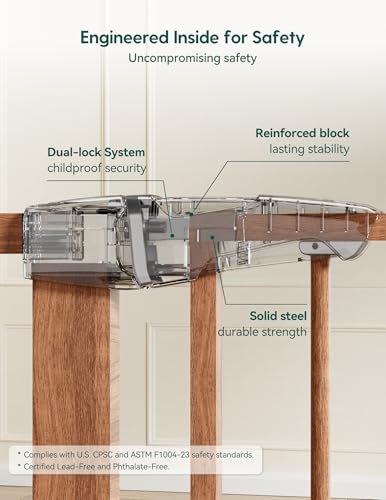 PressGuard Baby Gate for Stairs No Drilling