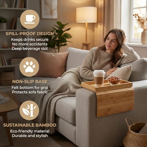 Couch Armrest Table