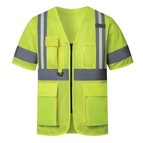 21 colors High Visibility Reflective Work Safety Vest XS
