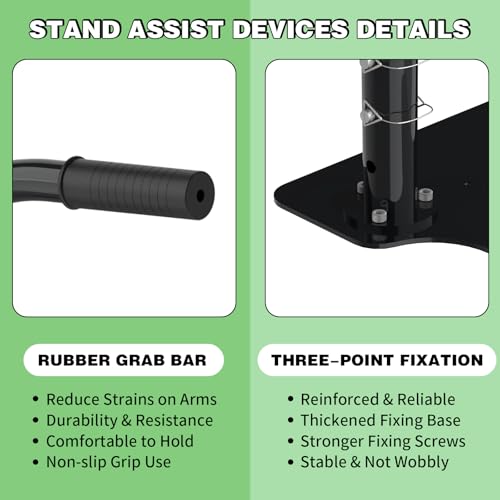 Oval Double Pipes Couch Stand Assist