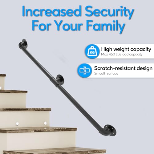 Pipe Stair Handrail
