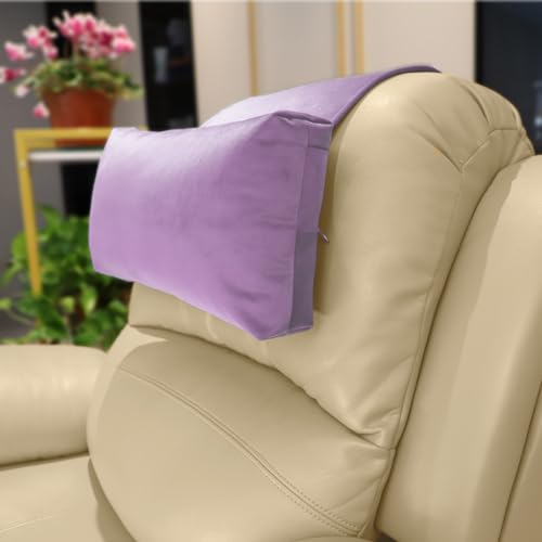 Neck Pillow for Recliner Head Pillow Adjustable Plush Pillow Neck Roll Non Slip Fleece Couch Neck Head Support Pillow for Travel Home Recliner Sofa Armchair