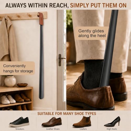 Extra Long Shoe Horn for Seniors