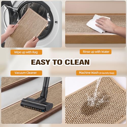 Stair Treads Non Slip Stair Runner for Wooden Steps Stairs Carpet Treads Indoor Staircase Covers Mat