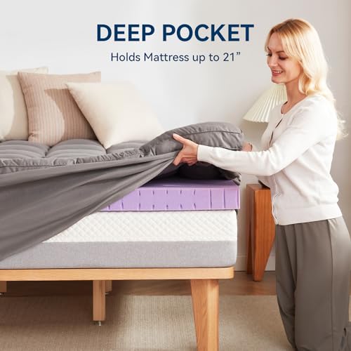 Dual Layer Memory Foam Mattress Topper