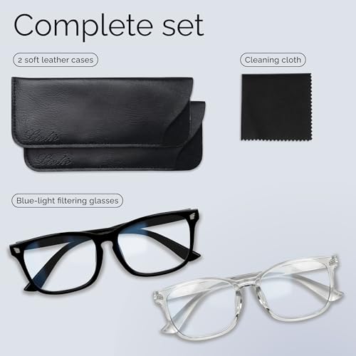 2 Pack Blue Light Blocking Glasses