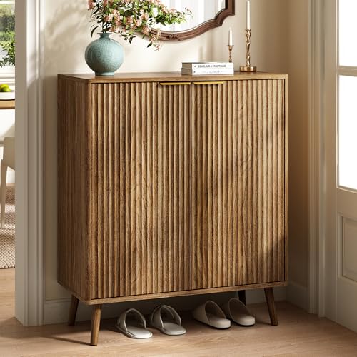 5 Tier Shoe Storage Cabinet with Adjustable Shelves