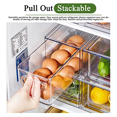 2 Pack Fruit Storage Containers for Fridge with Strainer