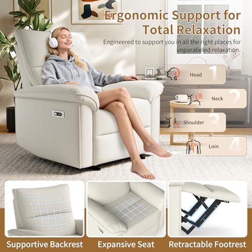 Wall Hugger Power Recliner Chair