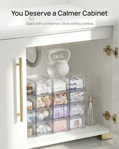 Stackable Storage Drawers Small & Wide & High & Mini