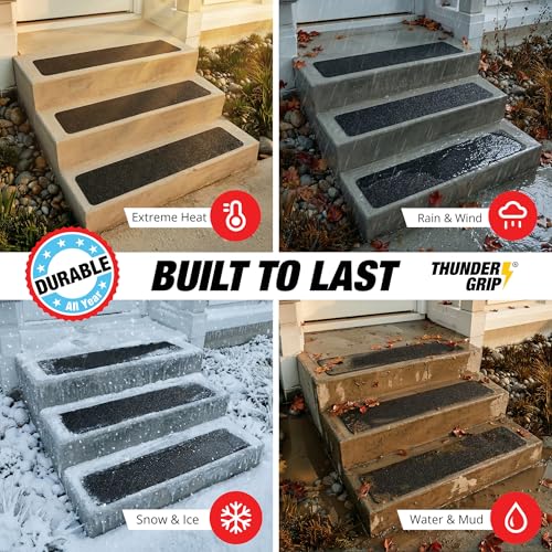 18 Pack Stair Treads for Wooden Steps Indoor