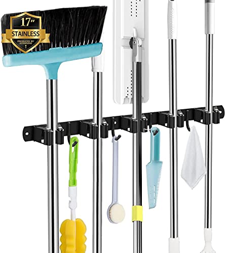 Broom and Mop Holder Wall Mounted Tools