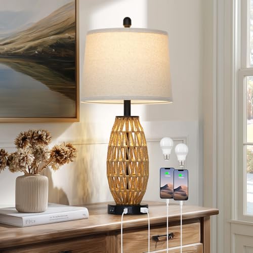 Ceramic Table Lamp Set ot 2