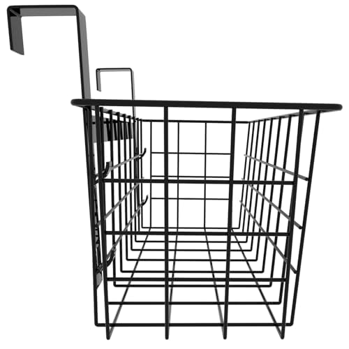 Hanging Kitchen Baskets Wire Storage Basket Over the Cabinet Door Organizer
