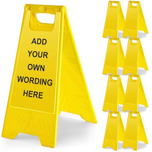 Blank Floor Sign Yellow A