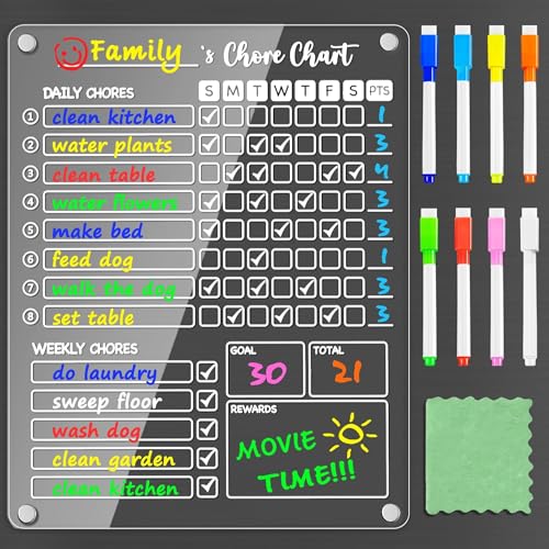 Acrylic Magnetic Fridge Whiteboard