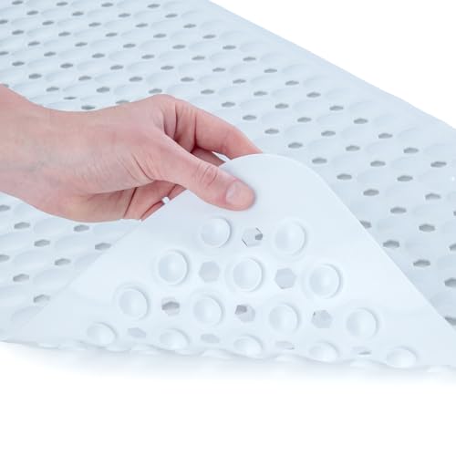 39"x16" Power Grip Non Slip Bathtub Shower Mat