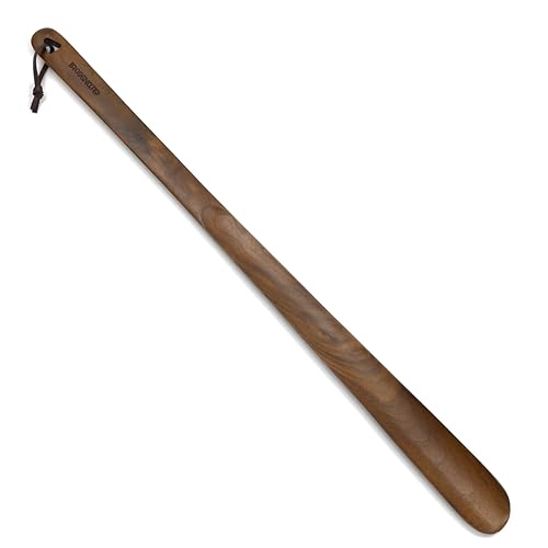 Wooden Shoe Horn Long Handle 23.6" for Seniors Helper