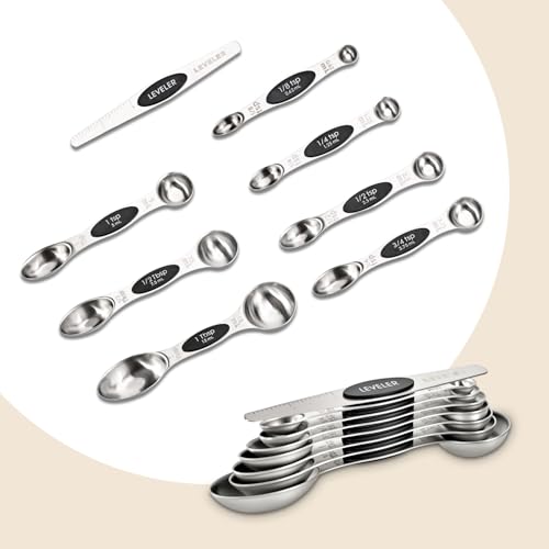 16 Piece Magnetic Measuring Cups and Spoons Set