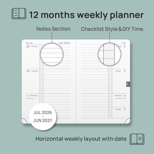 2027 Planner Weekly and Monthly Planner