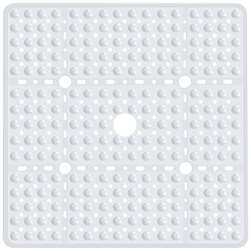 Large Square Shower Mat Non Slip 27 x 27 Inch