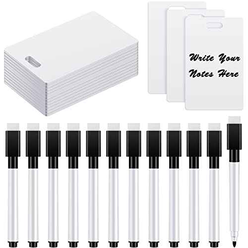 24 Packs Mini Dry Erase Board