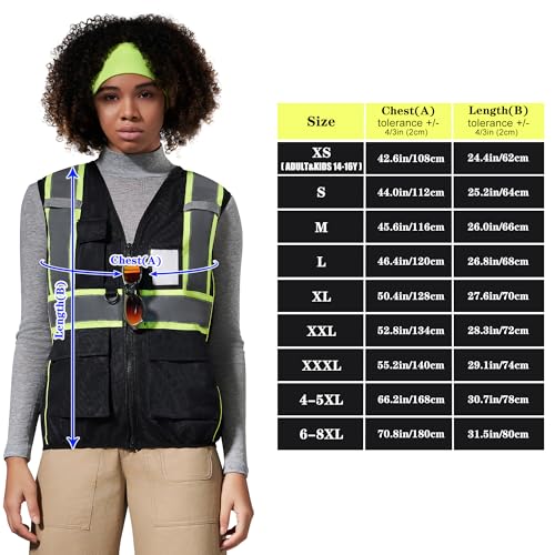11 color Ladies High Vis Reflective Safety Vest for Women