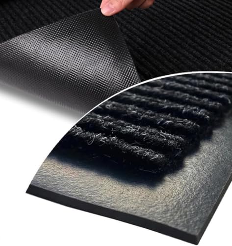 Door Floor Mat Commercial Grade Large Size Heavy Duty Tough Entry Collection Slip Skid Entrance Mat with Rubber Backing Low Profile